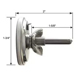 Weber Thermometer 14" & 18"Smokey Mountain Cooker -Weber 41200058585 1