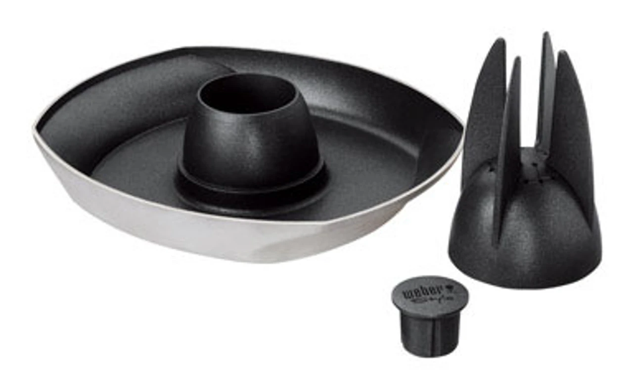 Weber 6731 Deluxe Steel Poultry Roaster 3 Weber 6731 Deluxe Steel Poultry Roaster