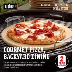Weber 8836 Gourmet BBQ System Ceramic Grill Pizza Stone -Weber 8267239 A V1.eps High 66213.1648507648
