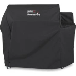 Weber Premium Polyester Grill Cover For SmokeFire EX6 36-Inch Pellet Grill 7191 - Black