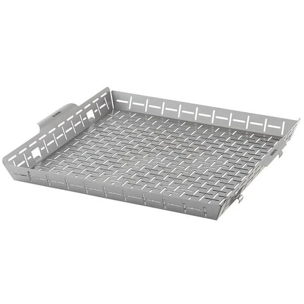 Weber Crafted Series Roasting Basket, 163 In L, 172 In W, Stainless Steel 3 Weber Crafted Series Roasting Basket, 163 In L, 172 In W, Stainless Steel