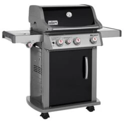 Weber Gas Grill, 32000 Btuhr BTU, Liquid Propane, 3 Burner, 529 Sqin Primary Cooking Surface, Black