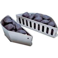 Weber CharBaskets Charcoal Briquettes Holder, Aluminized Steel