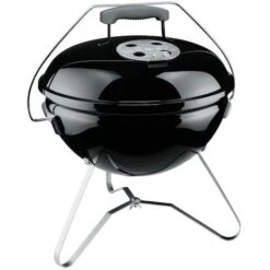 Weber Smokey Joe Premium Charcoal Grill, 147 Sqin Primary Cooking Surface, Black