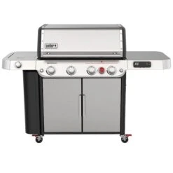 Weber GENESIS SPX435 Series Smart Gas Grill, 48,000 Btu, Liquid Propane, 4Burner, Smoker Included No