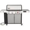 Weber GENESIS SPX435 Series Smart Gas Grill, 42,000 Btu, Natural Gas, 3Burner, Enclosed Cabinet Storage