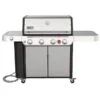 Weber GENESIS S435 Series Gas Grill, 48,000 Btu, Natural Gas, 4Burner, 646 Sqin Primary Cooking Surface