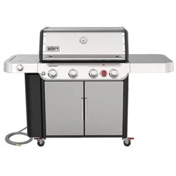 Weber GENESIS S435 Series Gas Grill, 48,000 Btu, Natural Gas, 4Burner, 646 Sqin Primary Cooking Surface