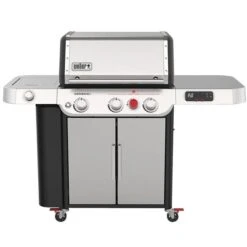 Weber GENESIS SX335 Series Smart Gas Grill, 39,000 Btu, Liquid Propane, 3Burner, Smoker Included No