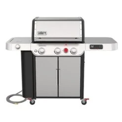 Weber GENESIS SX335 Series Smart Gas Grill, 39,000 Btu, Natural Gas, 3Burner, Enclosed Cabinet Storage