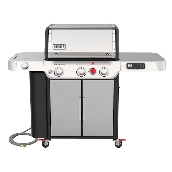 Weber GENESIS SX335 Series Smart Gas Grill, 39,000 Btu, Natural Gas, 3Burner, Enclosed Cabinet Storage 3 Weber GENESIS SX335 Series Smart Gas Grill, 39,000 Btu, Natural Gas, 3Burner, Enclosed Cabinet Storage