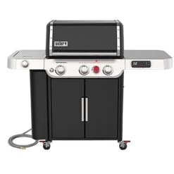 Weber GENESIS EX335 Series Smart Gas Grill, 39,000 Btu, Natural Gas, 3Burner, Enclosed Cabinet Storage