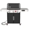 Weber GENESIS EX325s Series Smart Gas Grill, 39,000 Btu, Natural Gas, 3Burner, Enclosed Cabinet Storage