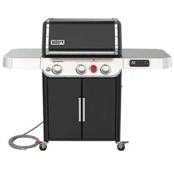 Weber GENESIS EX325s Series Smart Gas Grill, 39,000 Btu, Natural Gas, 3Burner, Enclosed Cabinet Storage