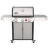 Weber GENESIS S325s Series Gas Grill, 39,000 Btu, Liquid Propane, 3Burner, Enclosed Cabinet Storage