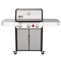 Weber GENESIS S325s Series Gas Grill, 39,000 Btu, Liquid Propane, 3Burner, Enclosed Cabinet Storage