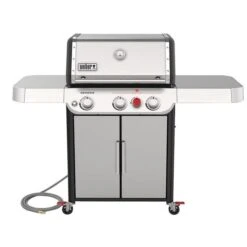 Weber GENESIS S325s Series Gas Grill, 39,000 Btu, Natural Gas, 3Burner, Enclosed Cabinet Storage