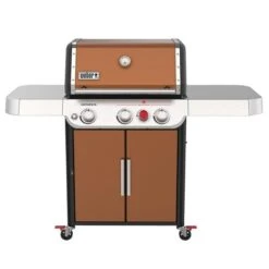 Weber GENESIS E325s Series Gas Grill, 39,000 Btu, Liquid Propane, 3Burner, Enclosed Cabinet Storage