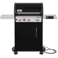 Weber Spirit EX325s Series Gas Grill, 32,000 Btu, Natural Gas, 3Burner, BlackStainless Steel