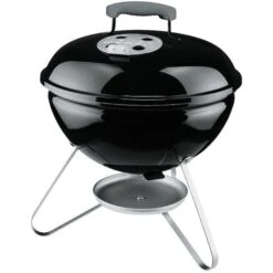 Weber Smokey Joe Charcoal Grill, 147 Sqin Primary Cooking Surface, Black