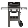 Weber Spirit II E210 Gas Grill, 26,500 Btuhr BTU, Liquid Propane, 2 Burner, Smoker Included No, Black