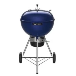 Weber MasterTouch Charcoal Grill, 1Grate, 363 Sqin Primary Cooking Surface, Deep Ocean Blue