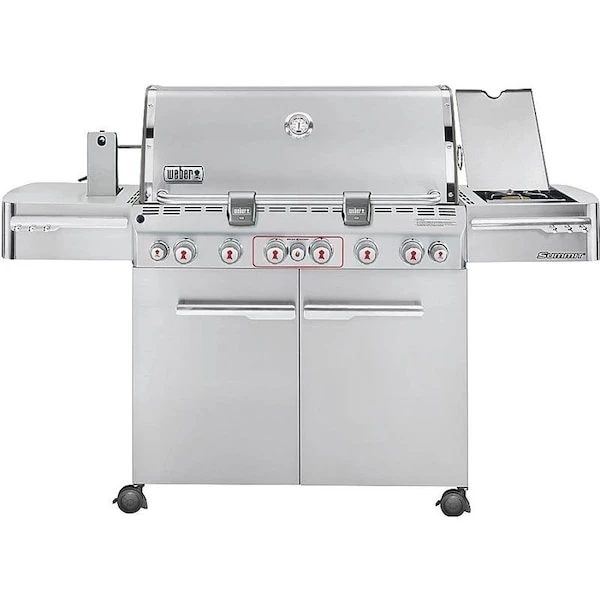 Weber Summit Gas Grill, 60000 Btuhr BTU, Liquid Propane, 6 Burner, 624 Sqin Primary Cooking Surface 3 Weber Summit Gas Grill, 60000 Btuhr BTU, Liquid Propane, 6 Burner, 624 Sqin Primary Cooking Surface