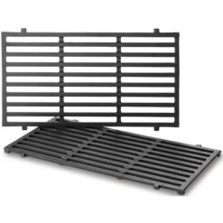Weber Cooking Grate, 1712 In L, 1012 In W, Cast Iron, EnamelCoated