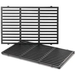 Weber Cooking Grate, 1712 In L, 112932 In W, Cast Iron, EnamelCoated
