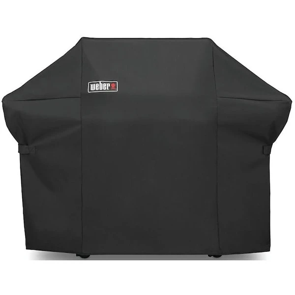 Weber Grill Cover, 67 In W, 48 In H, Polyester, Black 3 Weber Grill Cover, 67 In W, 48 In H, Polyester, Black