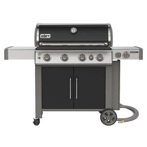 Weber Genesis II E435 Series Gas Grill, 48,000 Btuhr BTU, Natural, 4 Burner, Side Shelf Included Yes 3 Weber Genesis II E435 Series Gas Grill, 48,000 Btuhr BTU, Natural, 4 Burner, Side Shelf Included Yes
